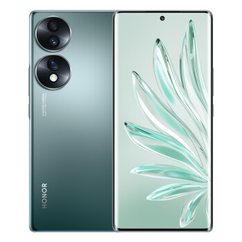 荣耀70 IMX800三主摄 双曲屏设计 高通骁龙778G Plus 66W快充 5G手机 8GB+256GB 墨玉青